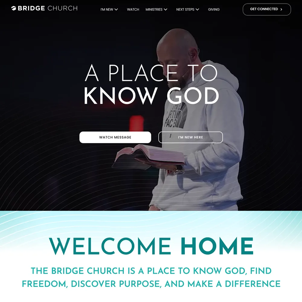 The Bridge Church website