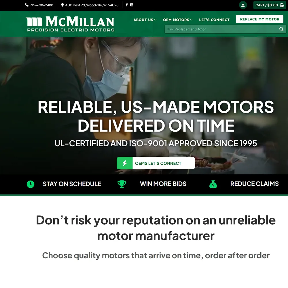 McMillan Electric website