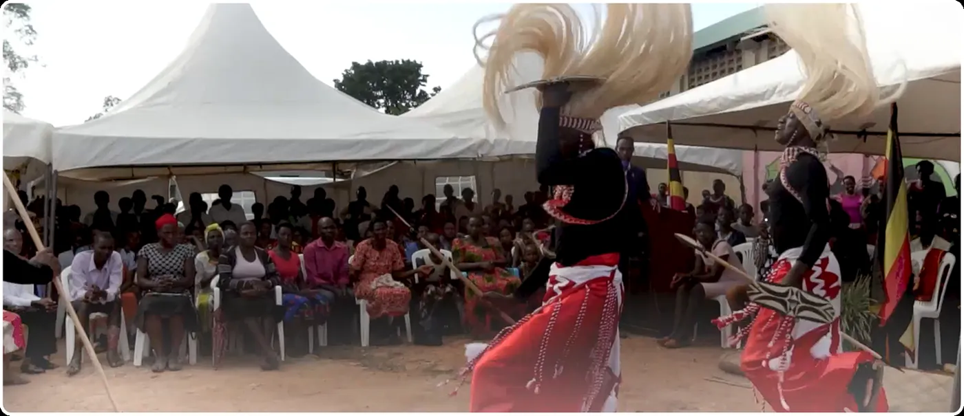 Dancers performing at a ministry gathering