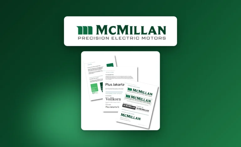 McMillan Electric new logo and brand guide
